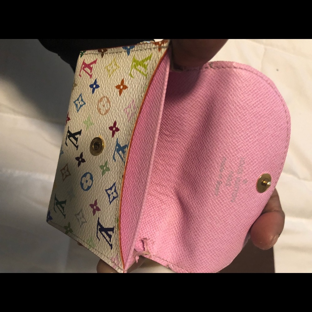 Authentic Louis Vuitton Rare Multicolor Mini Wallet - Picture 9 of 10